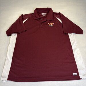 Virginia Tech VT Hokies UGame Sportswear Golf Polo Shirt Mens XXL Logos